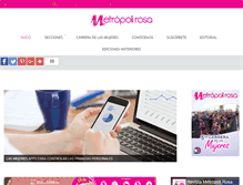 Tablet Screenshot of metropolirosa.com